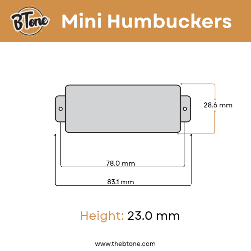 Mini Humbucker Dimensions